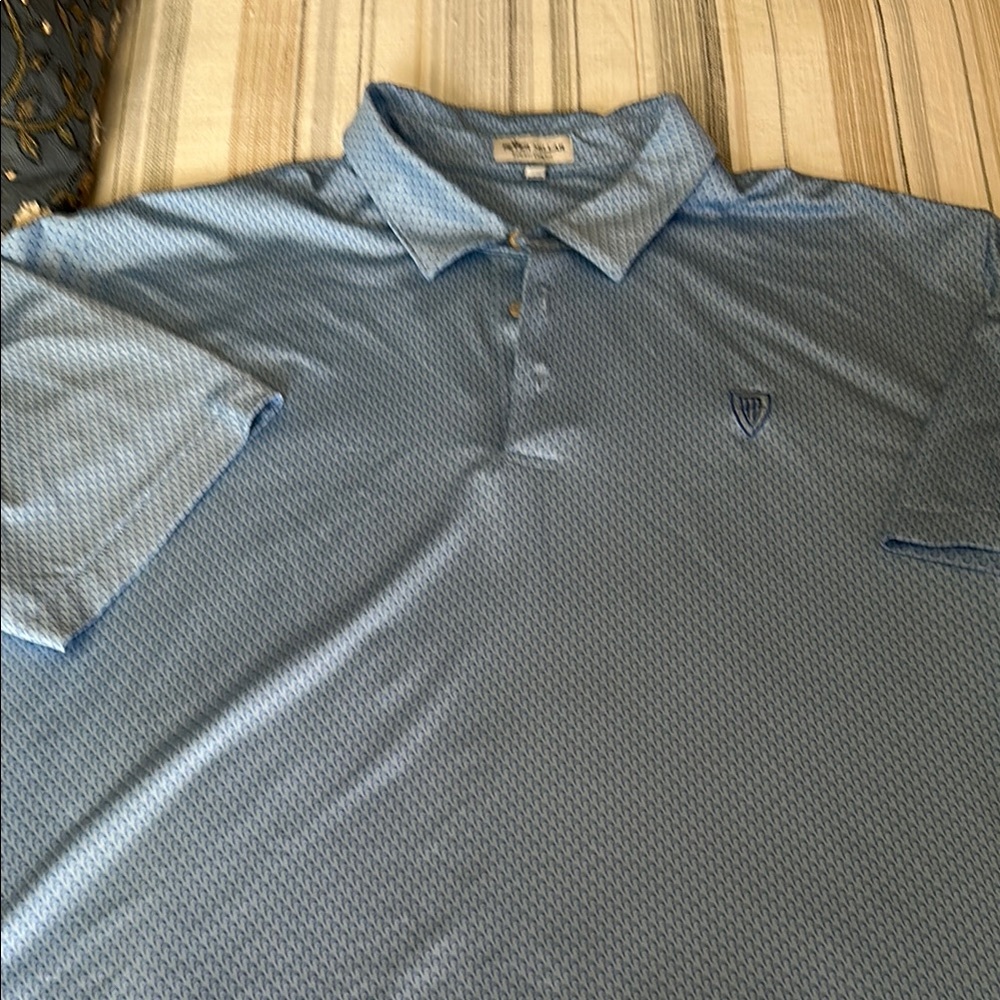 Peter Millar Light Blue Polo Shirt
